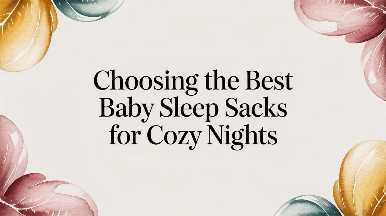 Choosing the Best Baby Sleep Sacks for Cozy Nights Mimou Babywear
