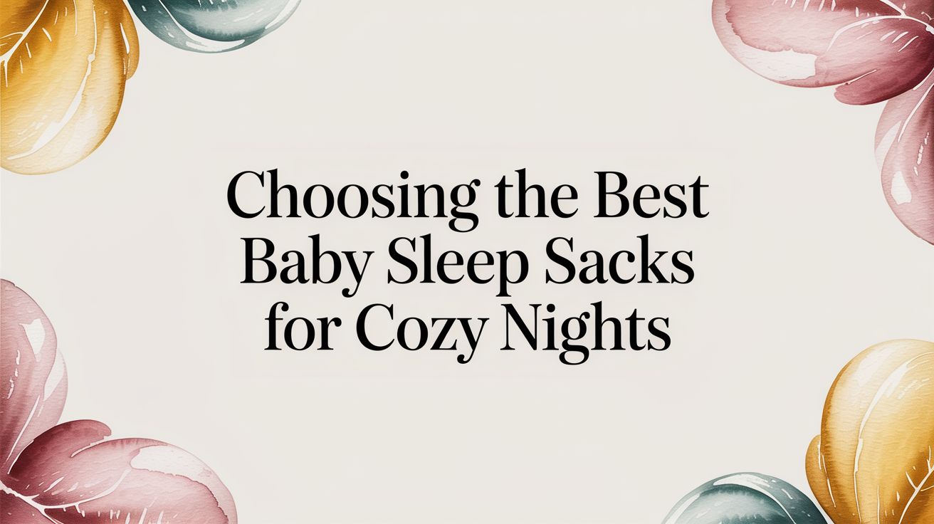 Choosing the Best Baby Sleep Sacks for Cozy Nights - Mimou Babywear