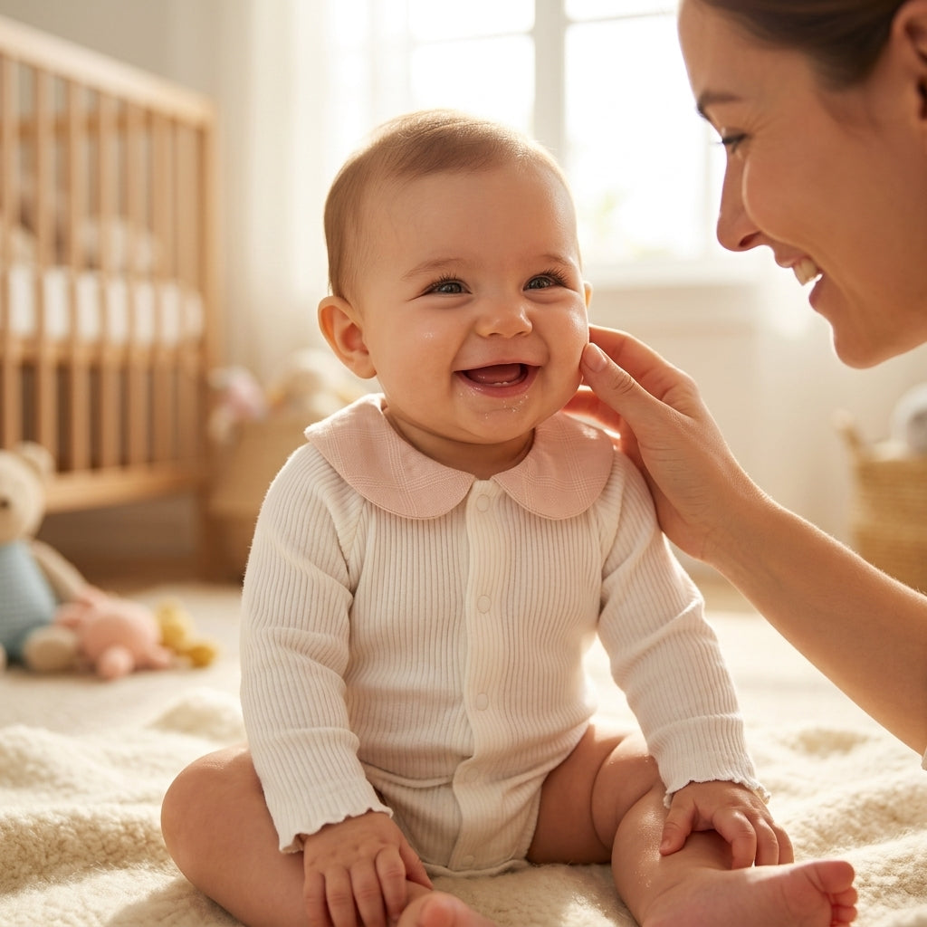 When Do Babies Start Smiling? The Complete Guide Mimou Babywear
