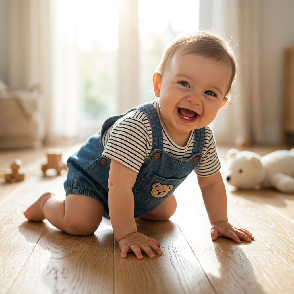 When Do Babies Start Crawling? Complete Development Guide Mimou Babywear
