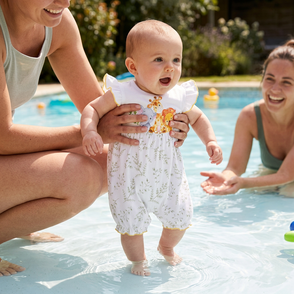 Baby Pool Safety: The Layers of Protection Every Parent Needs Mimou Babywear