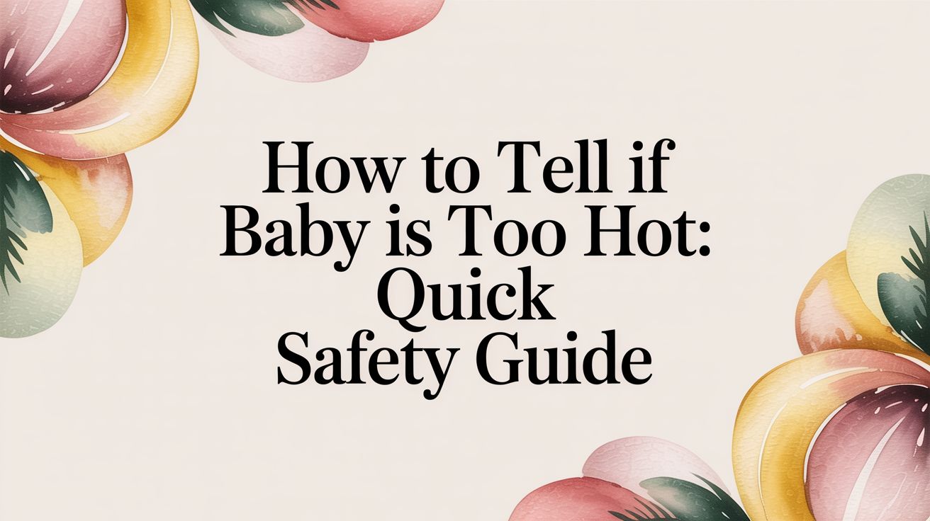 How to Tell if Your Baby is Too Hot: A Parent's Guide - Mimou Babywear
