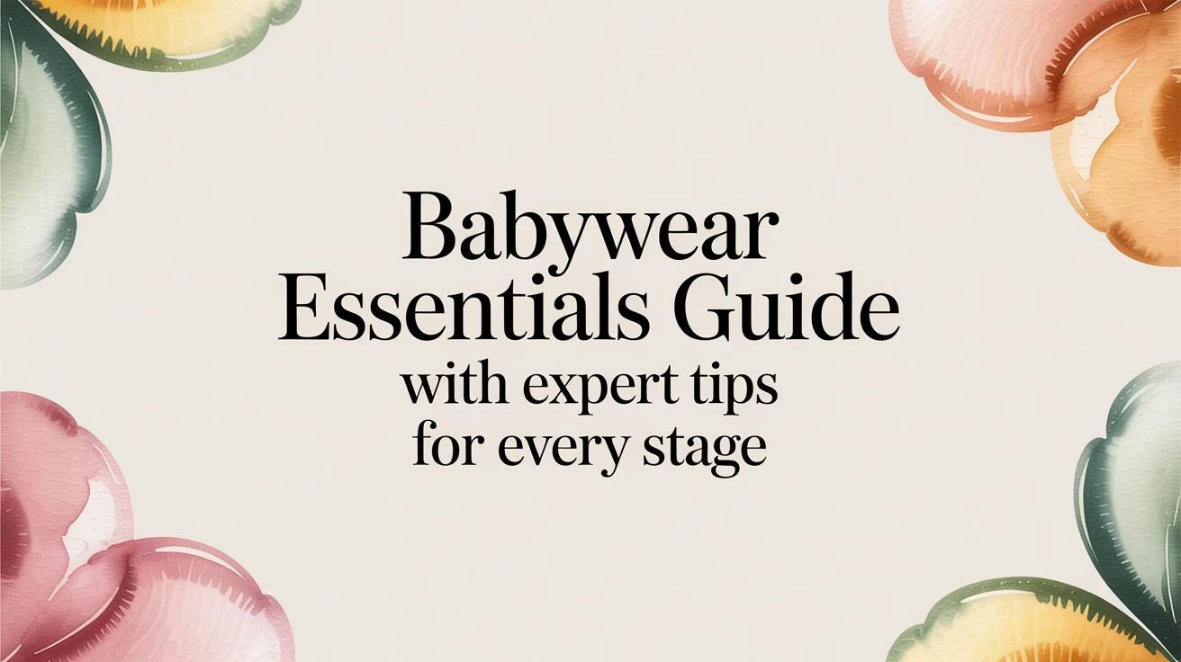 Babywear Essentials Guide With Expert Tips for Every Stage Mimou Babywear
