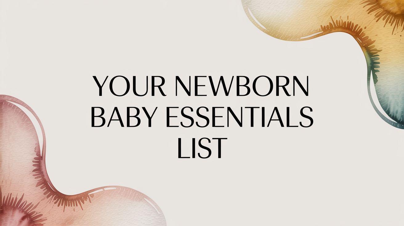 The Ultimate Newborn Baby Essentials List: A Guide for New Parents - Mimou Babywear