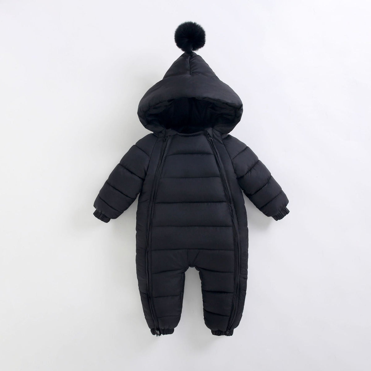 Winter Thick Baby Jumpsuit – Hooded Outdoor Romper for Toddlers | Mimou    Mimou Babywear