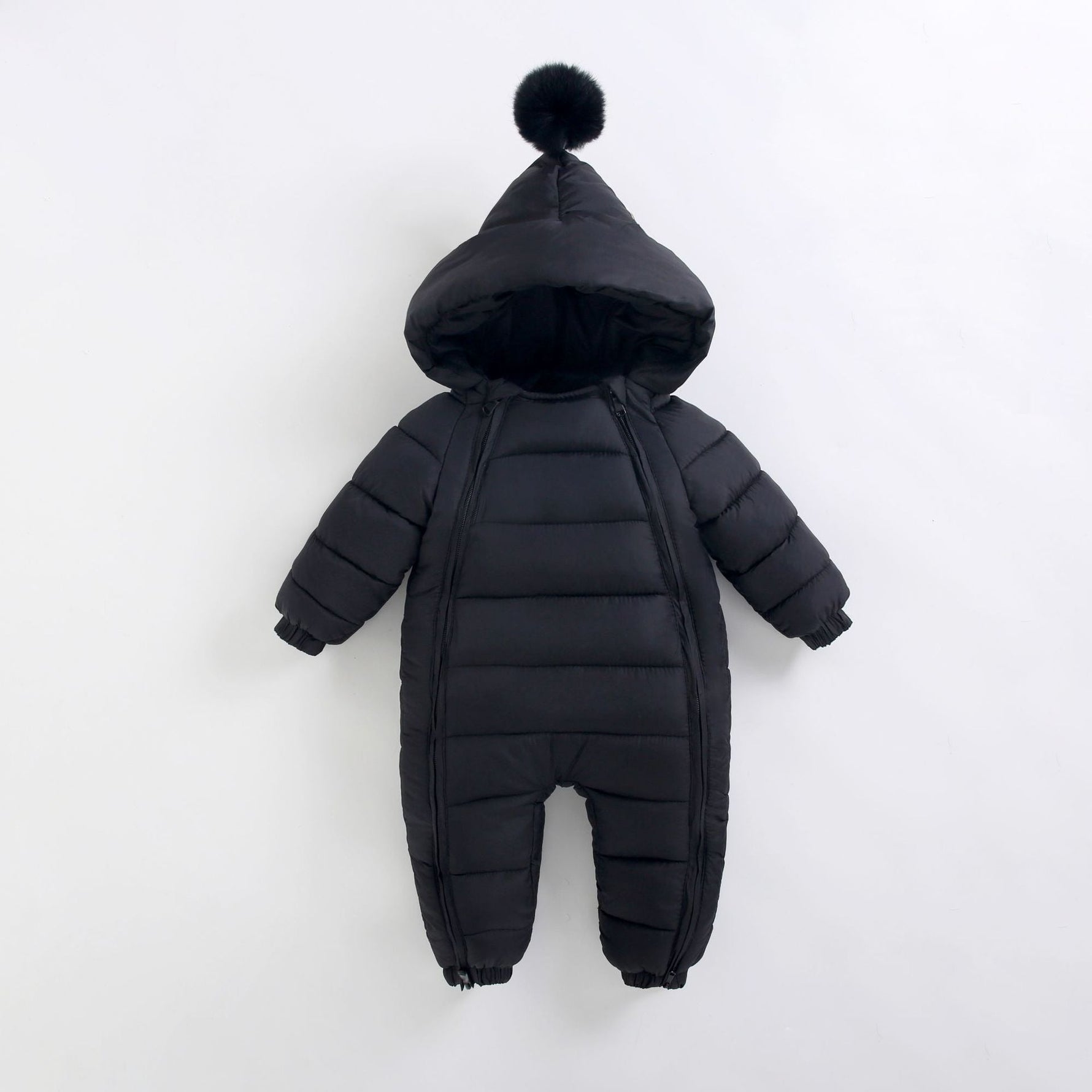 Winter Thick Baby Jumpsuit – Hooded Outdoor Romper for Toddlers | Mimou    Mimou Babywear