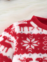 3-Piece Flannel Baby Winter Set – Cozy Christmas Outfit (6-36M)    Mimou Babywear