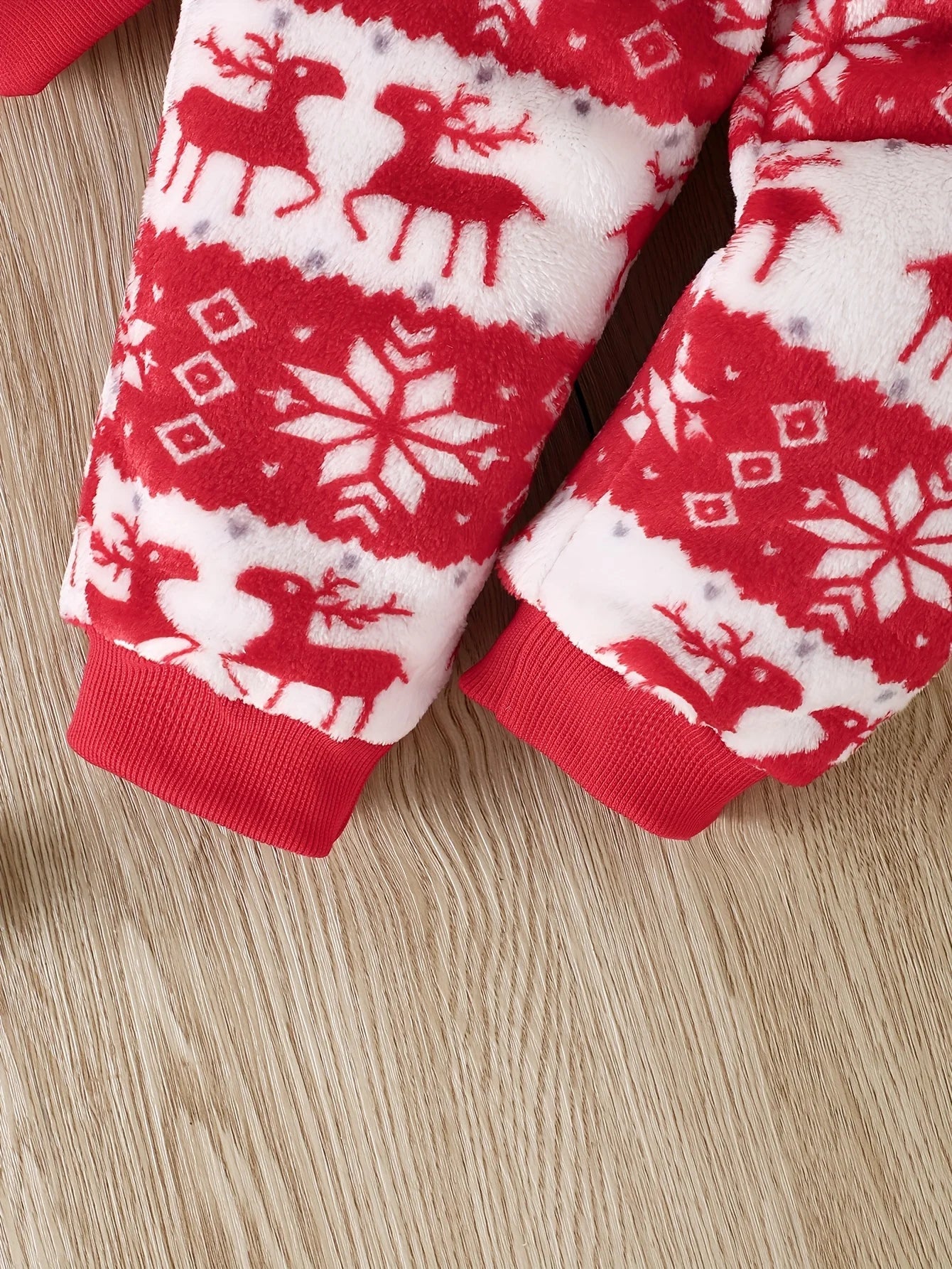 3-Piece Flannel Baby Winter Set – Cozy Christmas Outfit (6-36M)    Mimou Babywear