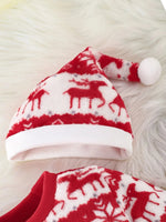3 - Piece Flannel Baby Winter Set – Cozy Christmas Outfit (6 - 36M) - Mimou Babywear
