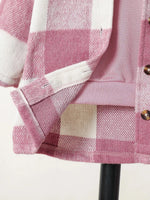3 - Piece Pink Plaid Baby Girl Outfit – Autumn Streetwear Set (6 - 36M) - Mimou Babywear