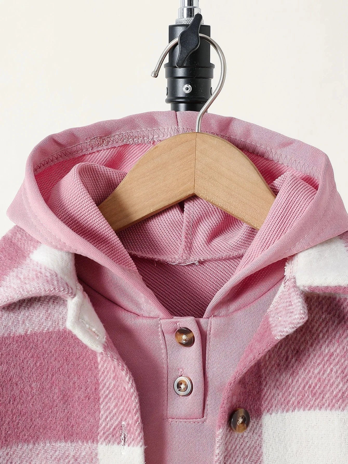 3 - Piece Pink Plaid Baby Girl Outfit – Autumn Streetwear Set (6 - 36M) - Mimou Babywear