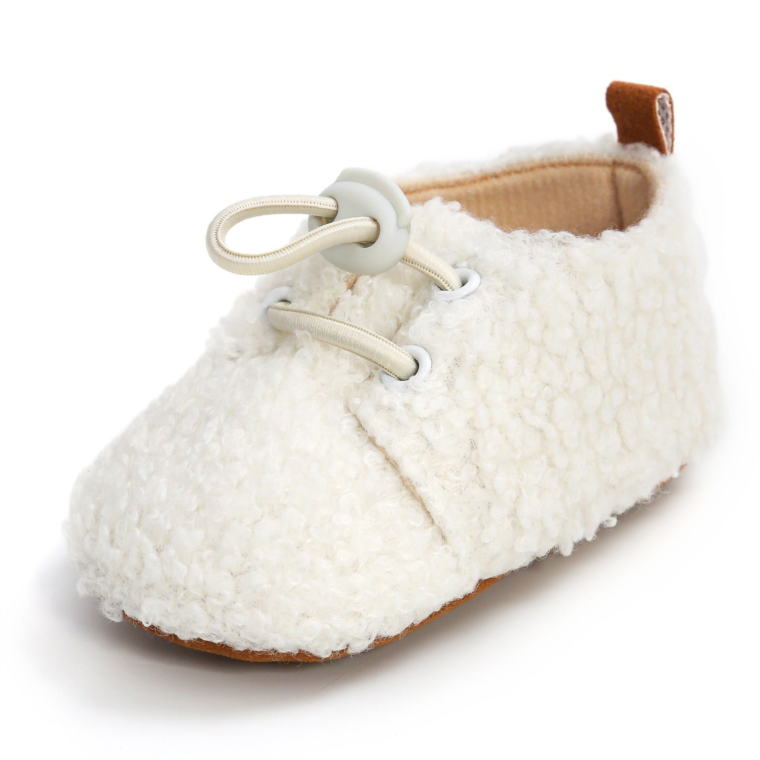 Warm Cotton Baby Booties | Mimou   White / 13cm/60g Mimou Babywear