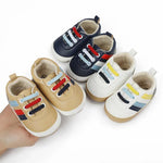 Soft PU Baby Step Shoes – Anti-Slip Indoor Shoes for Boys & Girls    Mimou Babywear