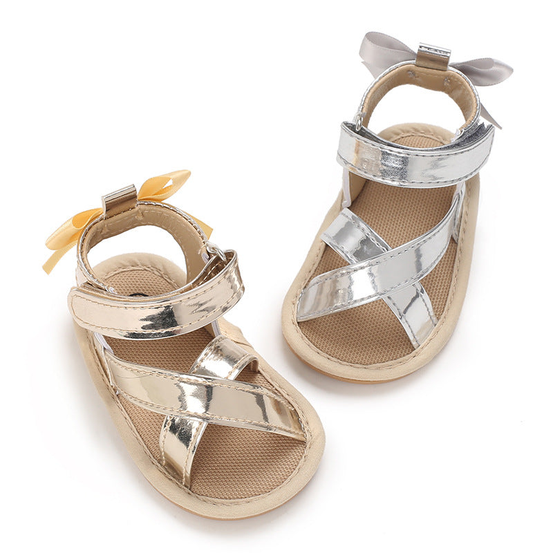 Summer Baby Sandals – Soft Bottom PVC Bow Sandals for 0–18M | Mimou    Mimou Babywear