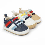 Soft PU Baby Step Shoes – Anti-Slip Indoor Shoes for Boys & Girls    Mimou Babywear