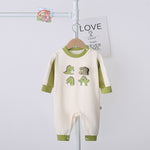 Dinosaur Baby Jumpsuit – Long Sleeve Cotton | Mimou    Mimou Babywear