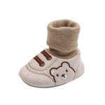 Anti-Slip Cotton Booties & Socks (0-12M)    Mimou Babywear