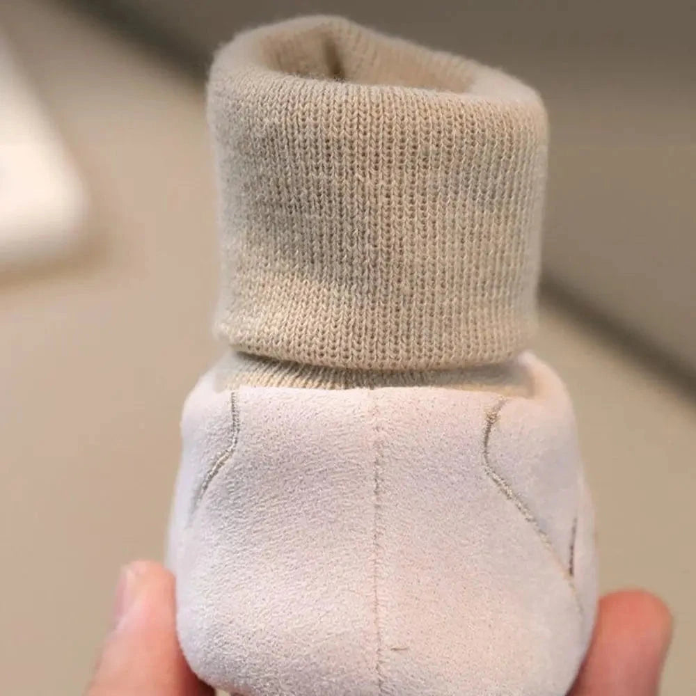 Anti-Slip Cotton Booties & Socks (0-12M)    Mimou Babywear