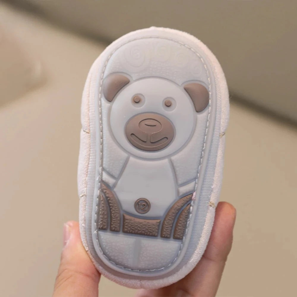 Anti-Slip Cotton Booties & Socks (0-12M)    Mimou Babywear