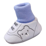 Anti-Slip Cotton Booties & Socks (0-12M)    Mimou Babywear