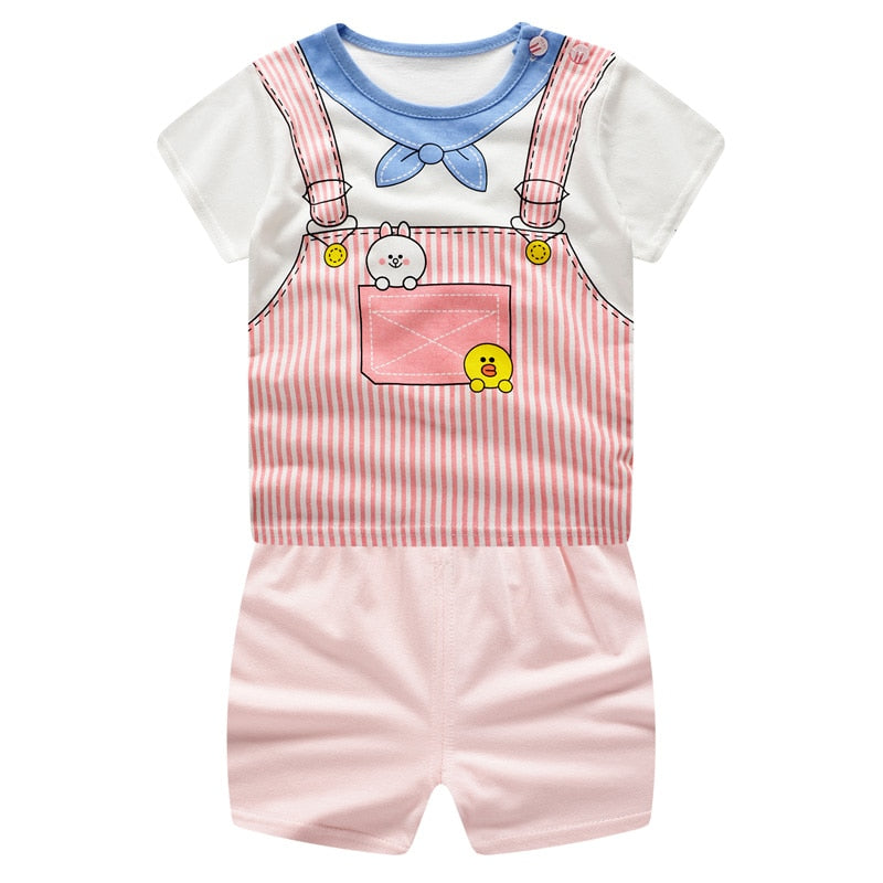 Blue Whale Baby Set – 2-Piece Cotton Outfit for Boys & Girls 0–24M | Mimou   Beige / 24M Mimou Babywear