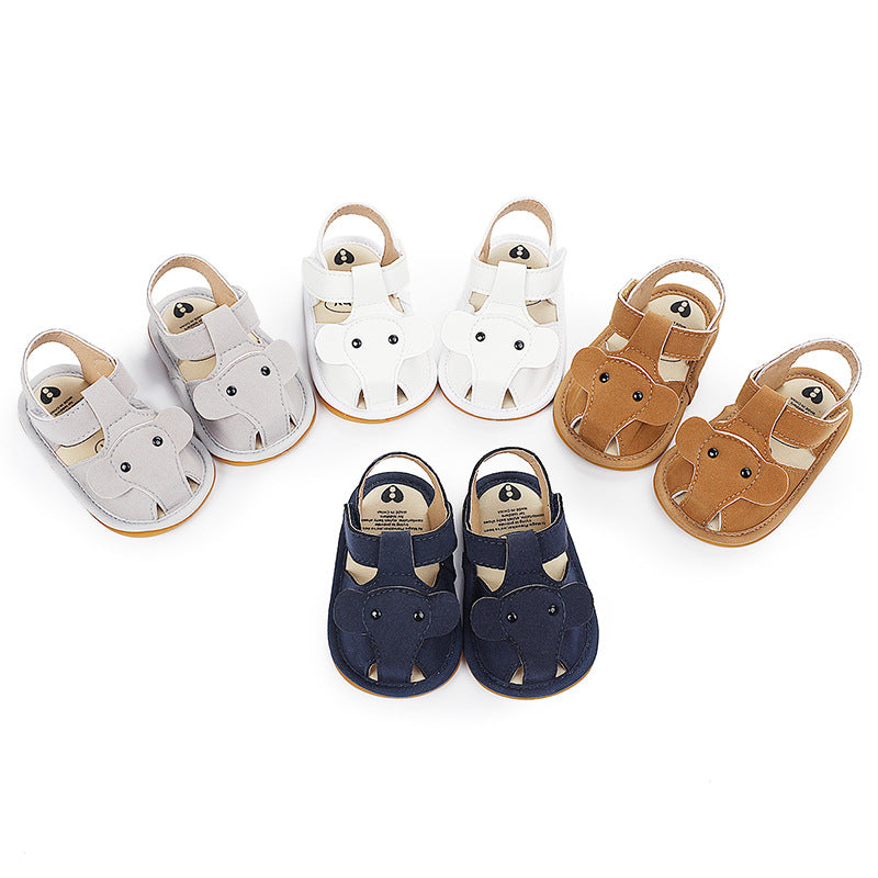 Baby Boy Summer Sandals – PU Leather Breathable Shoes with Rubber Sole 0–1Y | Mimou    Mimou Babywear