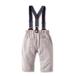 Autumn Gentleman Romper – Long Sleeve Cotton One Piece for Baby Boys | Mimou    Mimou Babywear