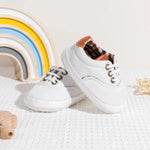 Baby Canvas First Walker Shoes with Soft Non-Slip Sole (0–18 Months)    Mimou Babywear