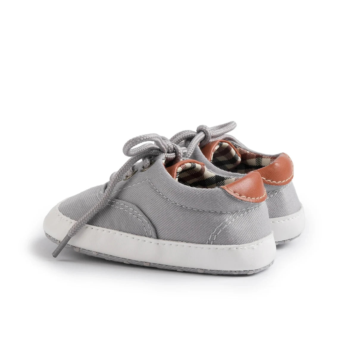 Baby Canvas First Walker Shoes with Soft Non-Slip Sole (0–18 Months)    Mimou Babywear