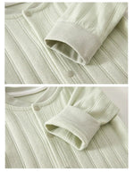 Baby Cotton Long-Sleeve Romper – Soft Unisex One-Piece with Embroidered Wings    Mimou Babywear