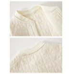 Baby Cotton Warm Jumpsuit – Soft Long-Sleeve Autumn & Winter Romper for Newborns    Mimou Babywear