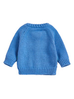 Baby Duck Knit Cardigan – Buttoned Cotton-Feel Sweater (12-36M)    Mimou Babywear