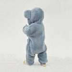 Baby Fleece Hooded Jumpsuit – Cozy Bear One-Piece (0-24M)    Mimou Babywear