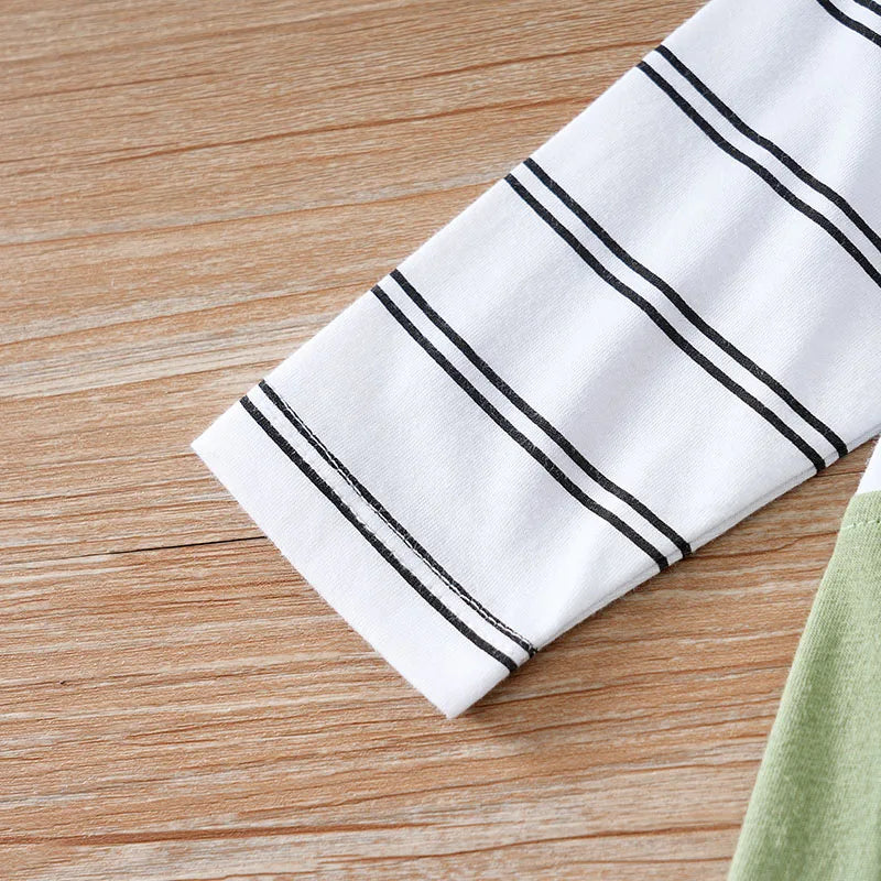 Baby Giraffe Cotton Romper – Long Sleeve One-Piece Outfit (0-18M)    Mimou Babywear