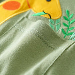 Baby Giraffe Cotton Romper – Long Sleeve One-Piece Outfit (0-18M)    Mimou Babywear