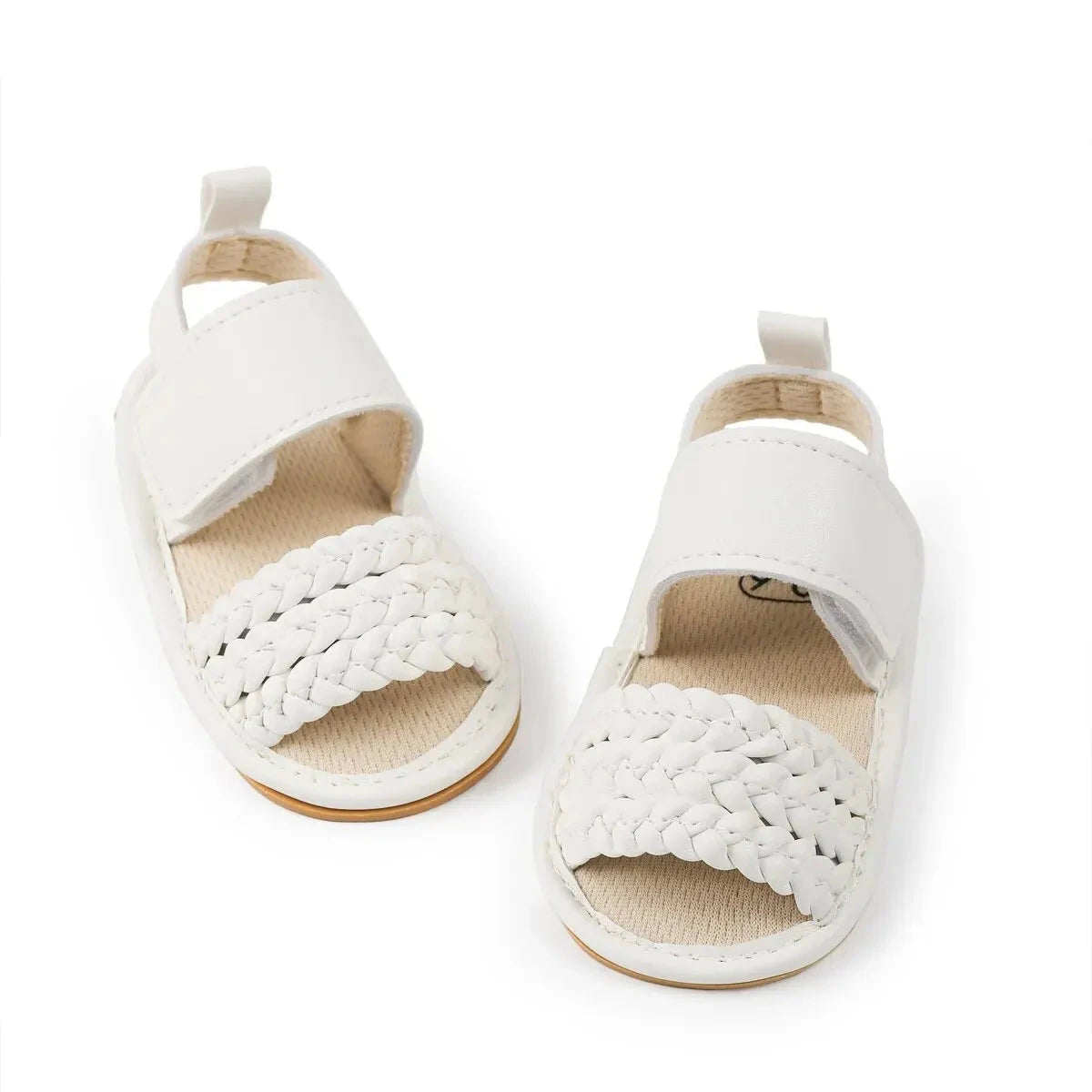 Baby Girl Summer Sandals – Soft Sole First Walkers with Non-Slip Rubber Bottom (0-18M)    Mimou Babywear