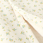 Baby Girl Winter Thick Hooded Romper – Soft Long-Sleeve Floral One-Piece    Mimou Babywear