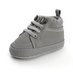 Baby High-Top First Walker Sneakers with Soft Non-Slip Sole (0–18M)    Mimou Babywear