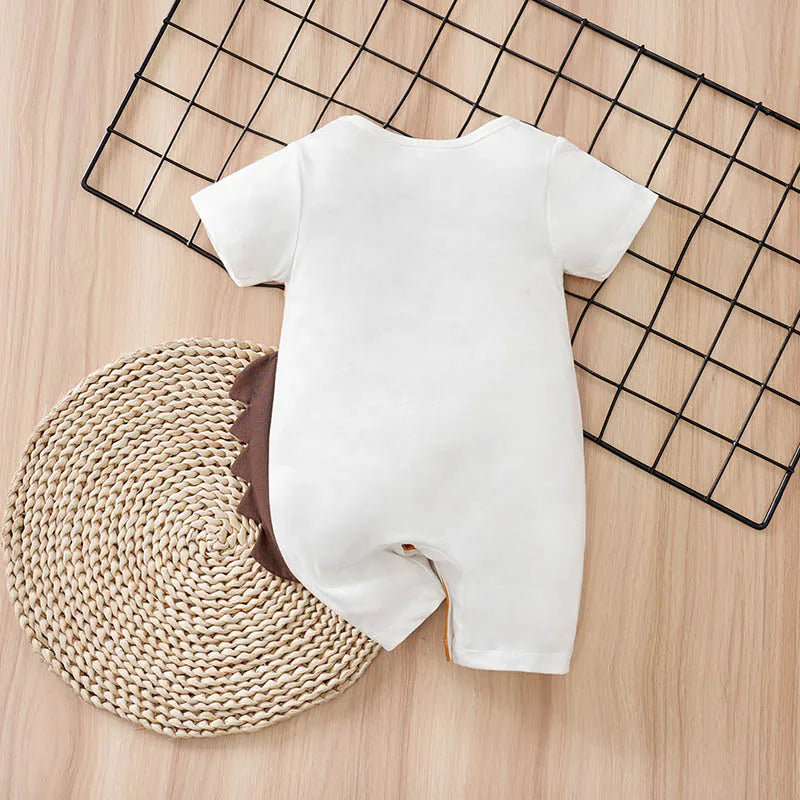Baby Horse Romper – Soft Cotton Short Sleeve Bodysuit for Newborns & Infants (3–24M)    Mimou Babywear