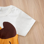 Baby Horse Romper – Soft Cotton Short Sleeve Bodysuit for Newborns & Infants (3–24M)    Mimou Babywear