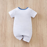 Baby Jungle Animals Romper – Soft Cotton Short Sleeve Bodysuit (3–24M)    Mimou Babywear