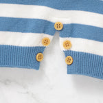 Baby Knit Romper with Collar – Soft Breathable Summer Outfit (0–24M)    Mimou Babywear