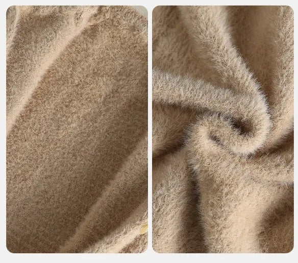 Baby Plush Winter Romper – Soft Knitted Long-Sleeve One-Piece for Cozy Cold Days    Mimou Babywear