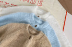 Baby Plush Winter Romper – Soft Knitted Long-Sleeve One-Piece for Cozy Cold Days    Mimou Babywear