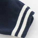Baby Sailor Knit Romper – Long Sleeve Cotton Outfit (3–36M)    Mimou Babywear