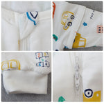 Baby Sleeping Bag with Removable Sleeves – Soft Cotton & Bamboo Fiber Wearable Blanket    Mimou Babywear