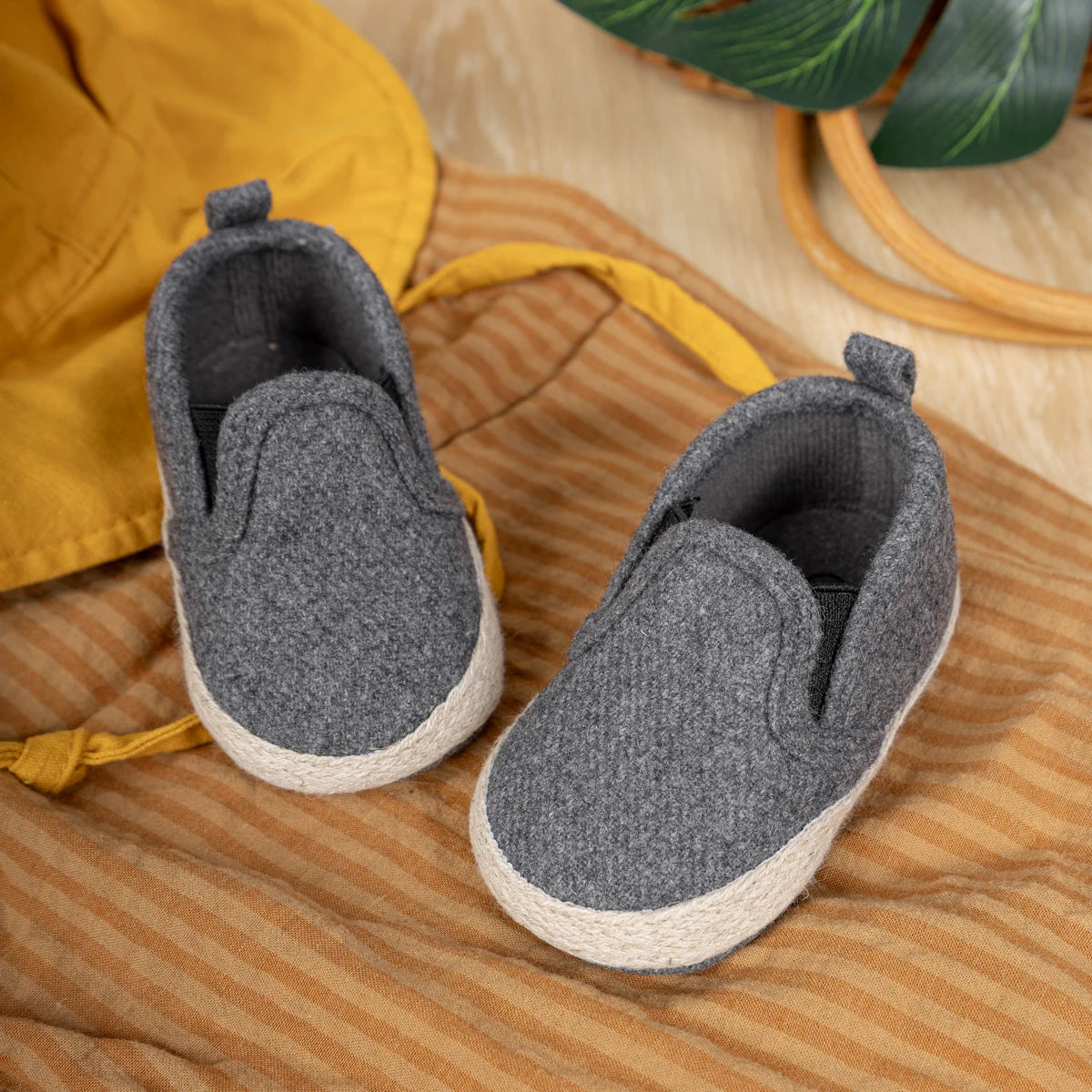 Baby Slip-On Moccasin Shoes with Soft Non-Slip Sole (0–18M)    Mimou Babywear