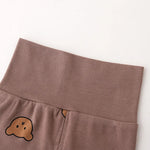 Bear Print Cotton Pajama Set – Long-Sleeve Top & Pants Baby Sleepwear    Mimou Babywear