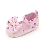Bow Baby Girl Shoes with Soft Sole and Non-Slip Design (0–18M)    Mimou Babywear
