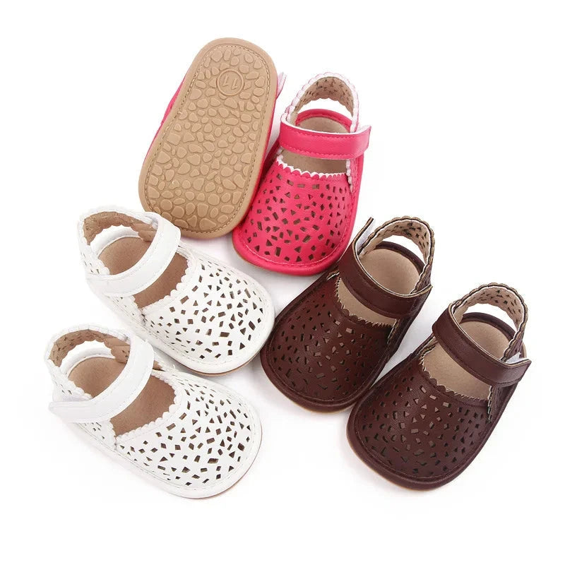 Breathable Baby Summer Shoes First Walkers with Soft Non-Slip Sole (0–18M)    Mimou Babywear